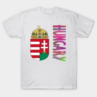 Hungary Coat of Arms Design T-Shirt